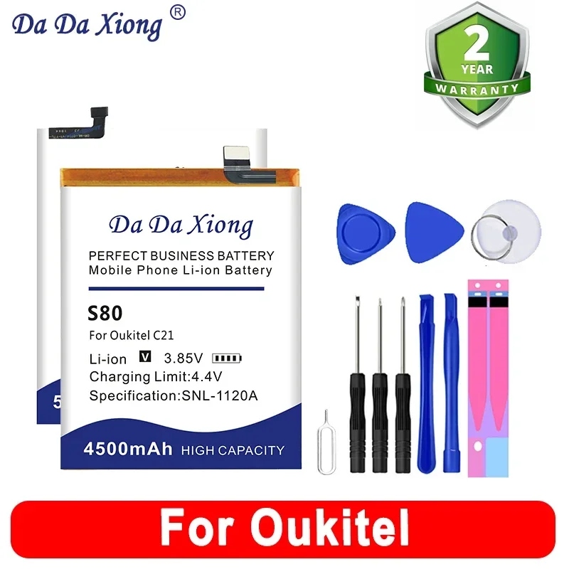 K7 S80 K4000 PLUS K6000 K8000 Battery For Oukitel Mix2 WP8 S68 C3 C5 C8 C16 C21 U7 U22 K5 K7 K8 K4000 K6000 K8000 Powe Pro Plus