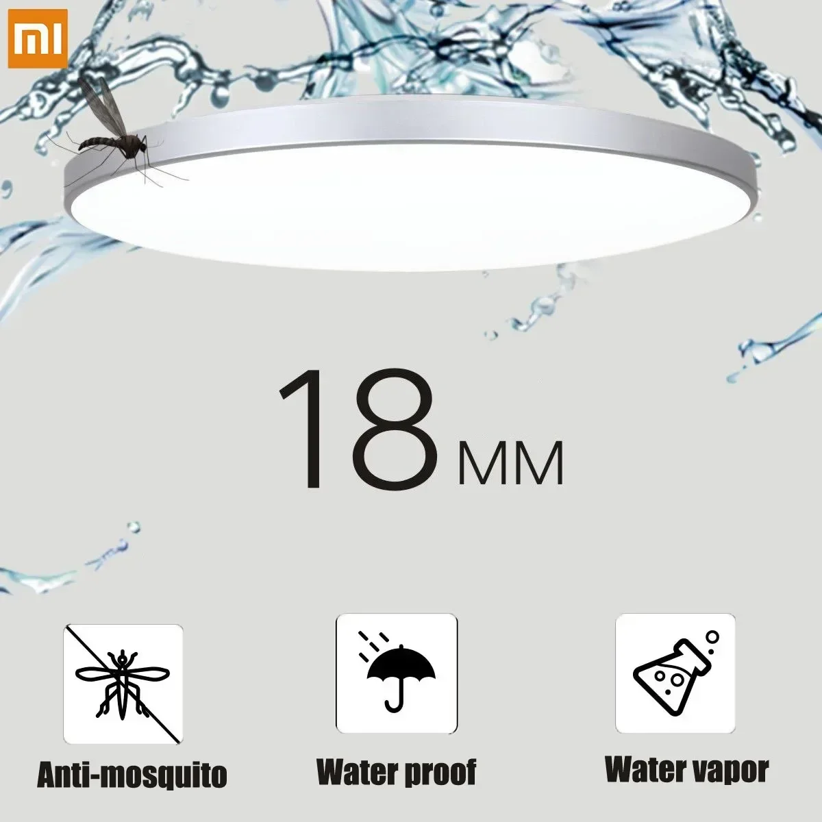 Xiaomi Mijia Ceiling Light Ultra thin LED Bathroom Ceiling Lamp Waterproof Dustproof For Living Room Kitchen Lighting Fixture