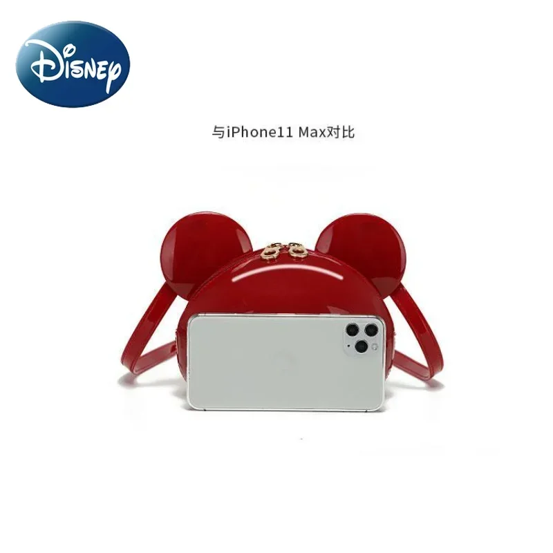 Disney Mickey Mouse Crossbody Bag for Girl Fashion Cartoon Cute Handbag Large Capacity Women\'s Shoulder Bag Luxury Designer