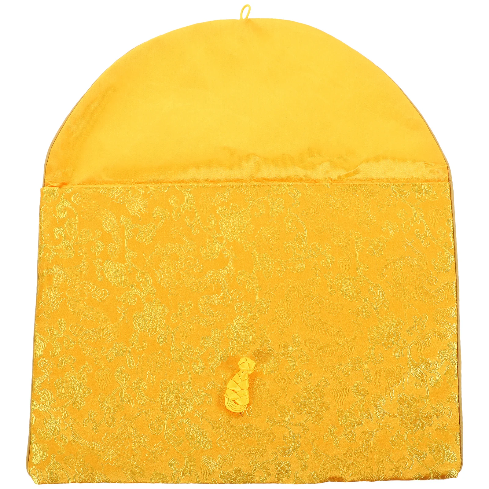 

Buddhist Scripture Storage Bag Brocade Pouch Smooth Cloth Travel Office Organizer File Holder Sundries Container Gift