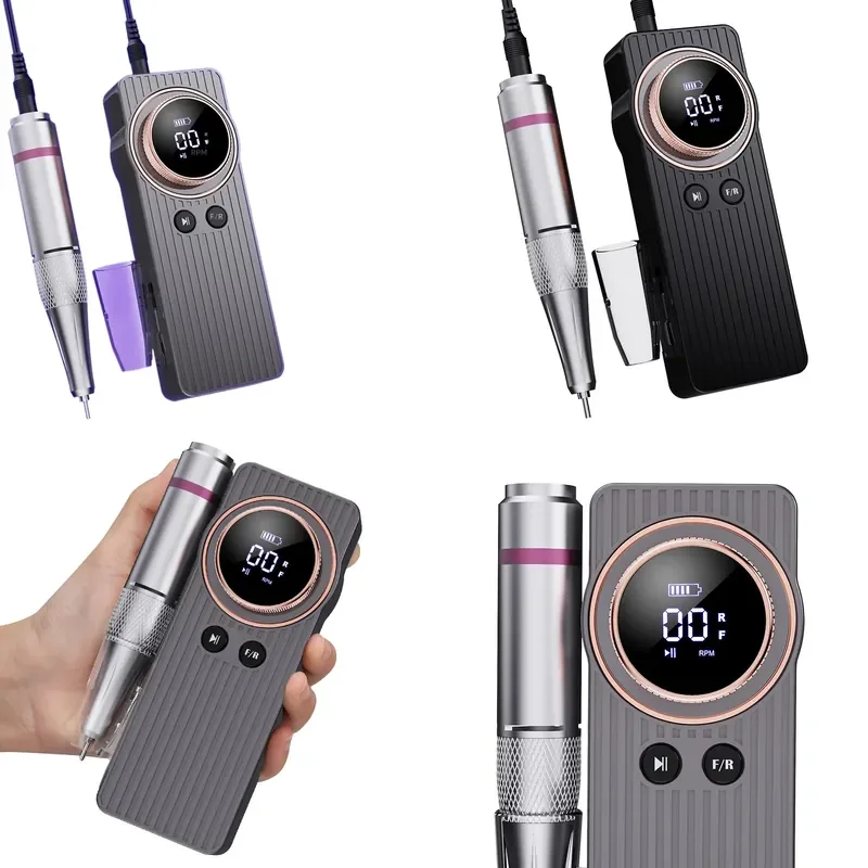 Portable USB Charging Nail Sander 35000RPM for Dead Finger Nail Sander for Nail Art