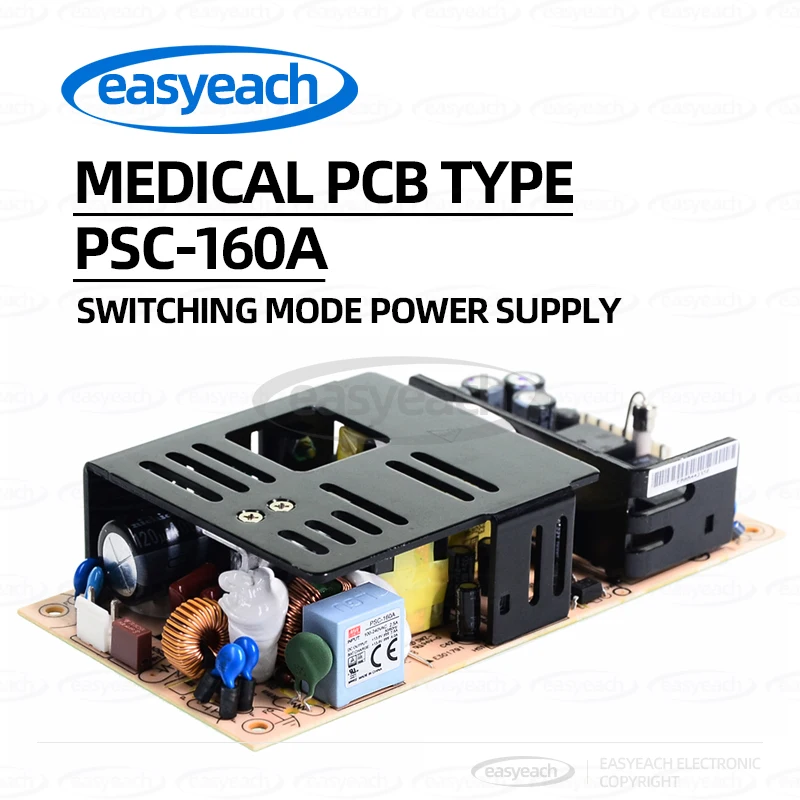 

MEAN WELL Security Power Supply PSC-160A/160B 160W 12V/24v Battery Charger UPS Function PCB Type