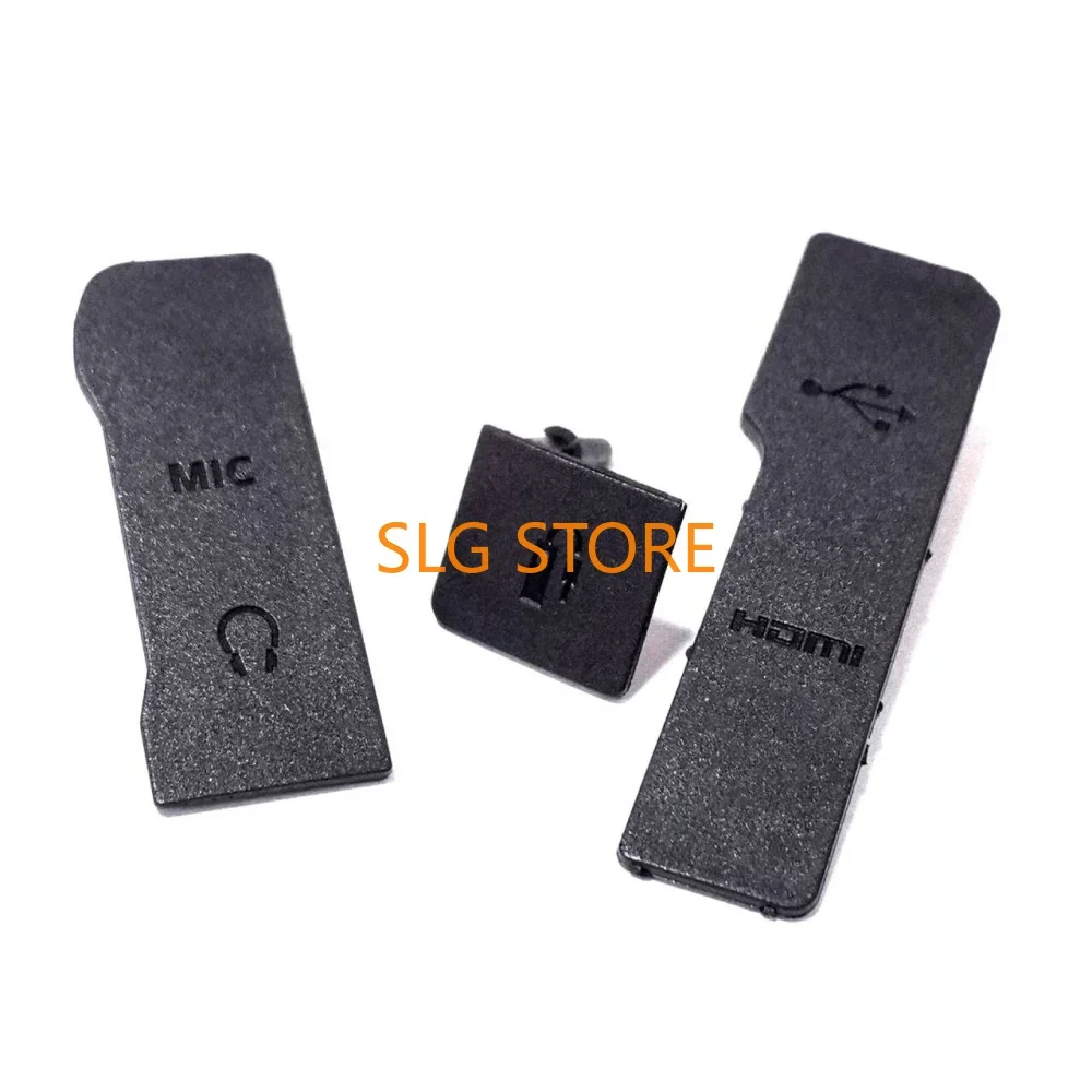 Baru Satu Set Tutup Antarmuka USB / AV OUT/ Penutup Karet Kompatibel dengan HDMI/MIC untuk Bagian Kamera Digital Canon EOS R6