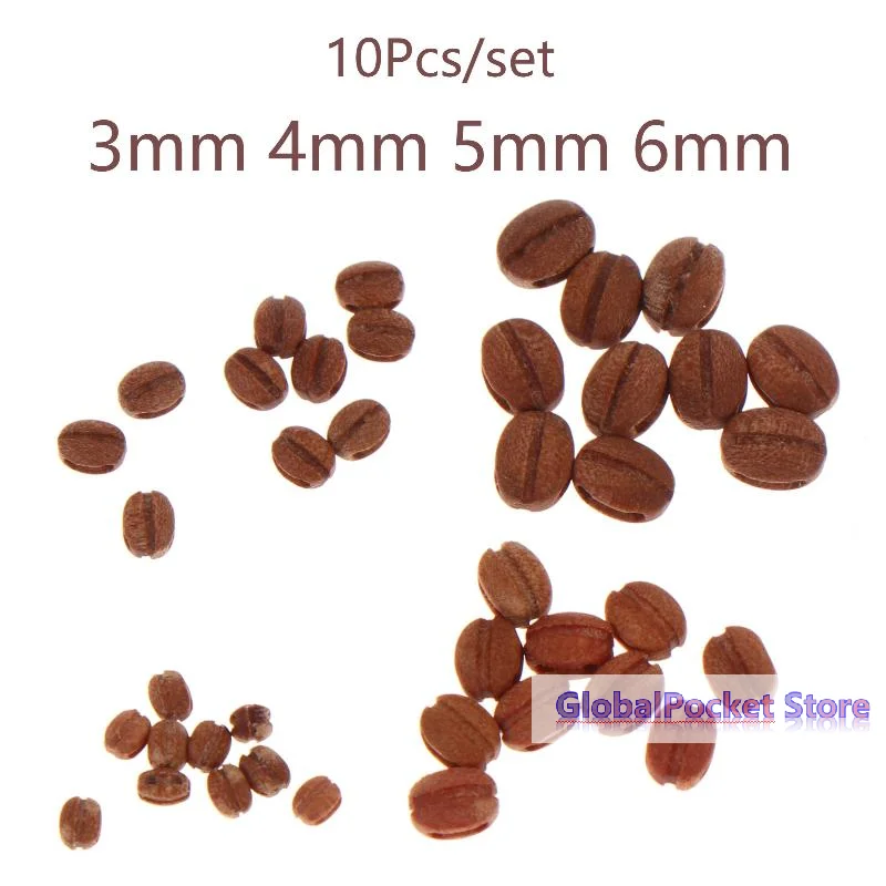 [TG823]10Pcs Wooden Single Block Pulleys 3mm 4mm 5mm 6mm DIY Model Ship Building Accessories Ancient Sailboat Model Accessories