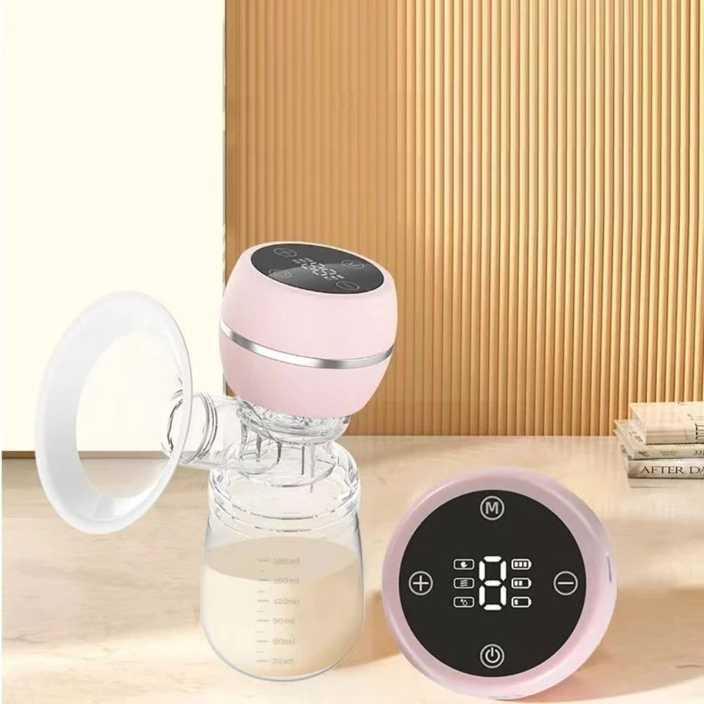 with LED Screen Integrated Electric Breast Pump 3 Modes 9 Suction Level Electric Breast Pump Machine 180ml Milk Bottle