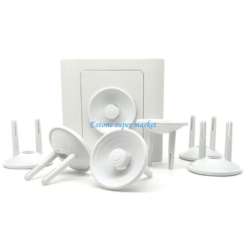 090B European Socket Outlet Protector Childproof Electrical Safety Plug Cover 10pcs