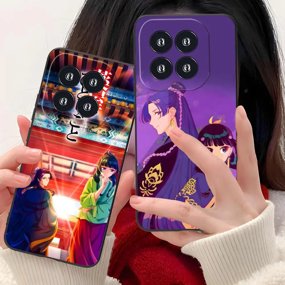 

Чехол для телефона Apothecary Diaries Jinshi Maomao для Xiaomi 15 14 13 12 Mi 11 T Ultra Lite Pro S X 5G с цветным принтом, роскошный чехол