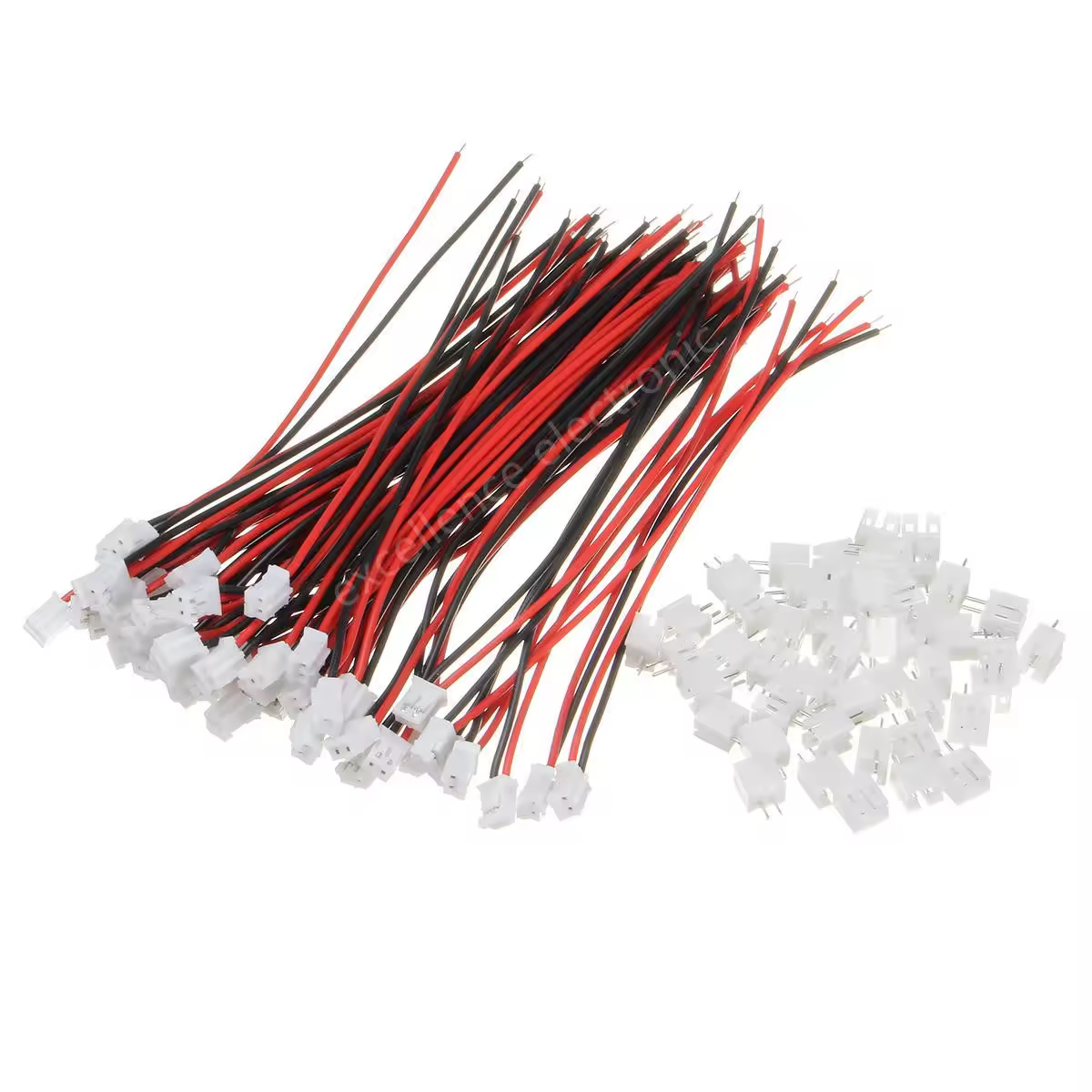 20 SETS Mini Micro JST 2.0 PH 2-Pin-Stecker mit Drähten, Kabeln, 100 mm