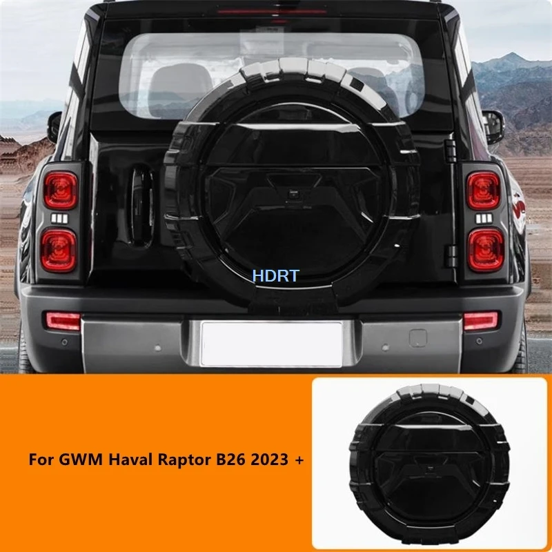 

Автомобильный стиль, задний багажник, чехол для запасного колеса, подходит для GWM Haval Raptor B26 2023 + защитная декоративная защита, аксессуары