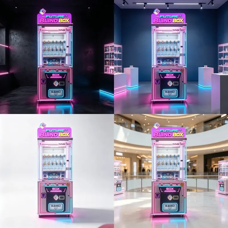 Commercial Claw Machine Arcade Game Equipment for Shopping Mall Use English Language Coin Operated Prize Vending Amusement