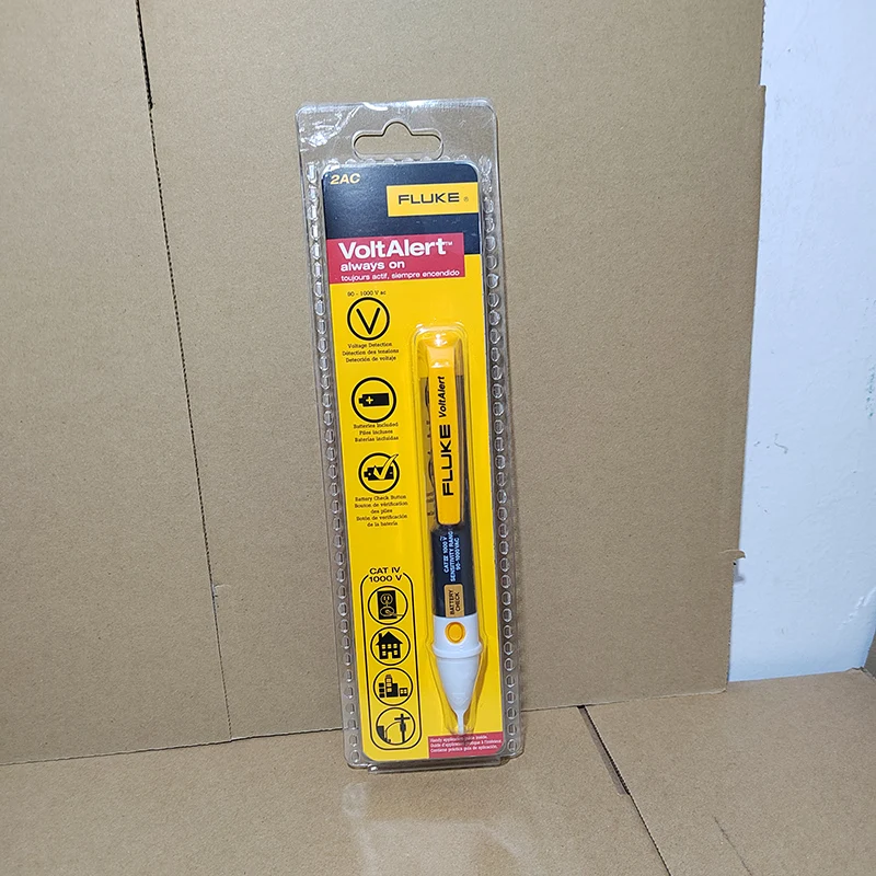 فلوك 1AC/2AC عدم الاتصال الجهد اختبار قلم رصاص VoltAlert™التيار المتناوب عدم الاتصال تستر فولت تنبيه عصا كاشف كهربائي القلم