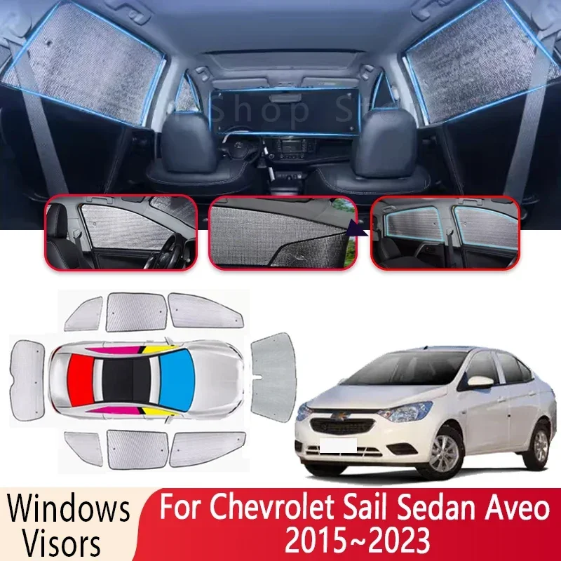 

Солнцезащитный козырек для Chevrolet Sail Sedan Aveo 2015 ~ 2023 2016 2017, солнцезащитный козырек для лобового стекла, теплоизоляция, автомобильные детали, солнцезащитный козырек