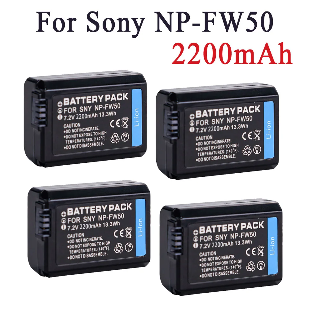 

FOR SONY np-fw50 NP FW50 Camera Battery For Sony Alpha a6500 a6300 a6000 a5000 a3000 NEX-3 a7R a7S NEX-7 NEX-3D NEX-3K NEX-5R