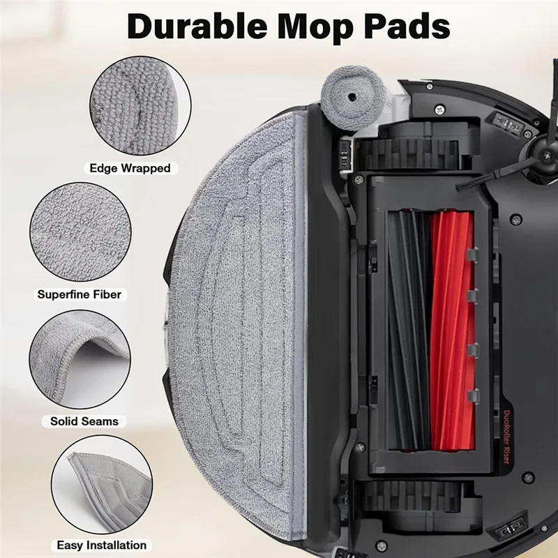 A85I-สําหรับ Roborock S8 Maxv Ultra/S8 Max Ultra หุ่นยนต์สูญญากาศอะไหล่ Rag Mop ผ้ากระเป๋า Mop Pads ฝุ่นกระเป๋าอุปกรณ์เสริม
