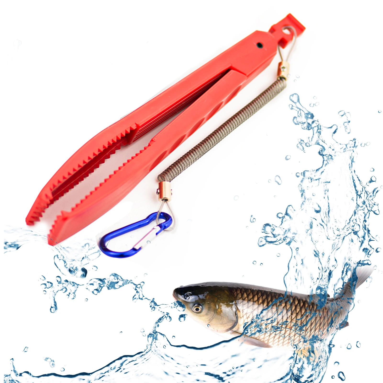 Fish Lip Gripper Portable Fish Control Device Fishing Clamp And Fish Control Fish Grips With Lanyard Easy To Operate Practical