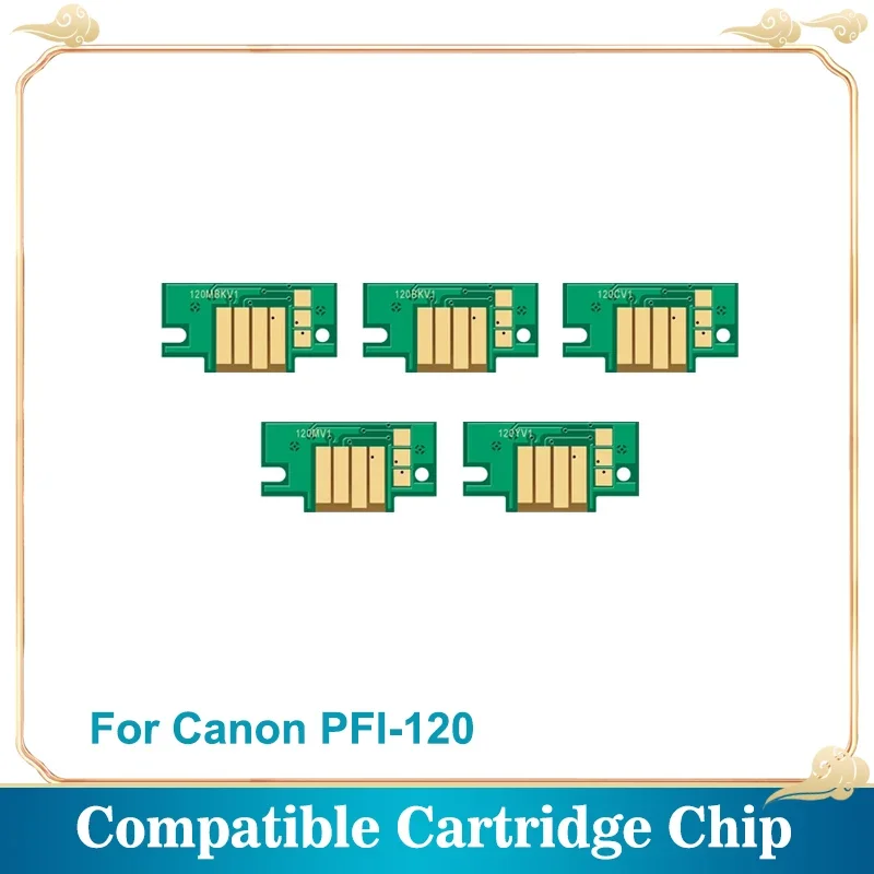 PFI-120 PFI120 Cartridge Chip Compatible For Canon imagePROGRAF TM-200 TM200 TM-205 TM-300 TM-305 TM300 TM305 Printer