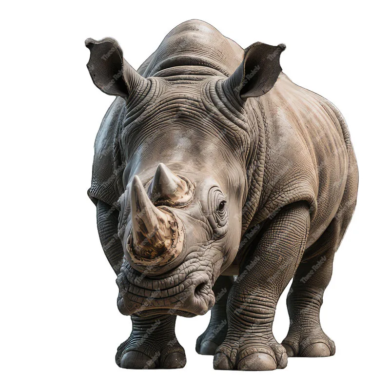 Three Ratels CFN107 Strong rhinoceros animal wall stickers for home decoration car decals