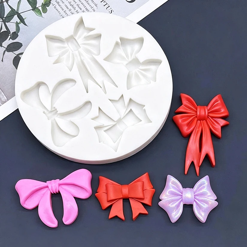Bogen Silikon Kuchen Backform Sugarcraft Schokolade Cupcake Backform Fondant Kuchen Dekorieren Werkzeuge – Detail 2