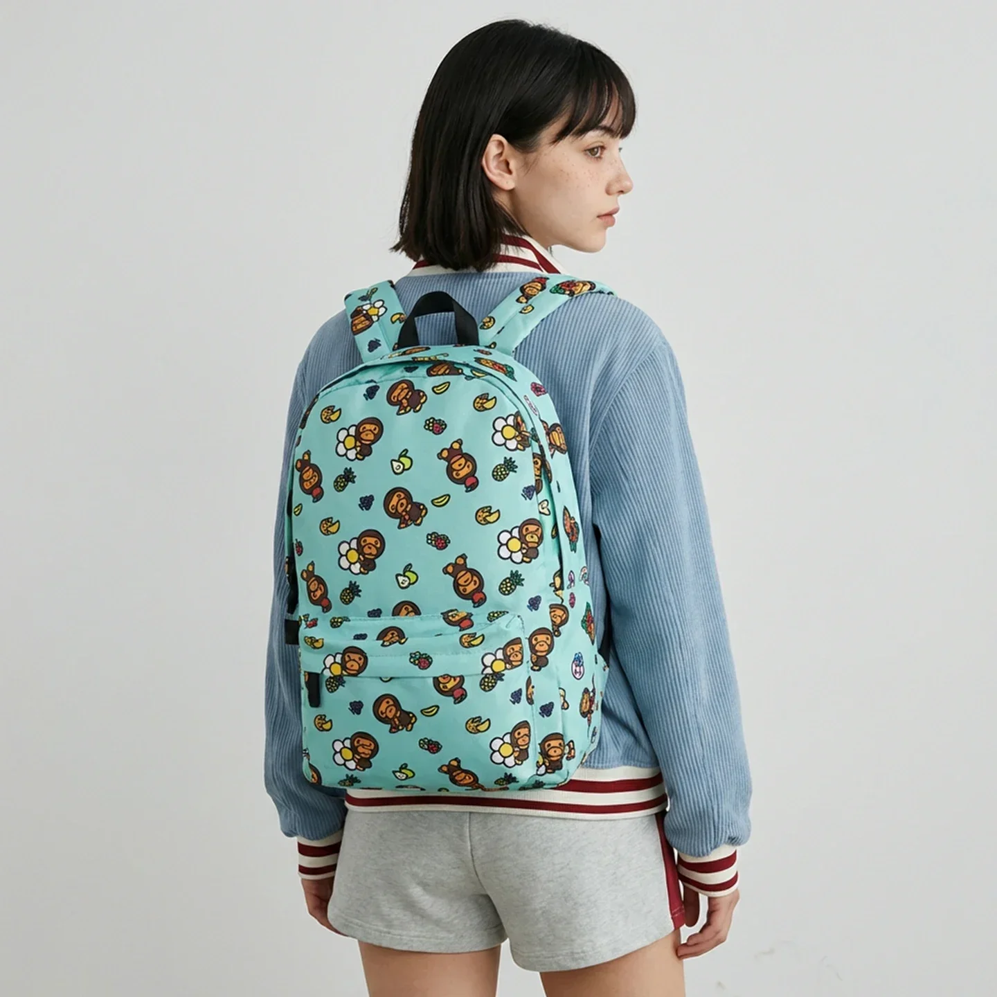 

Очаровательный рюкзак унисекс с животным принтом для взрослых и подростков, повседневный, для путешествий на выходные, для учебы, с милым животным узором, для девочек