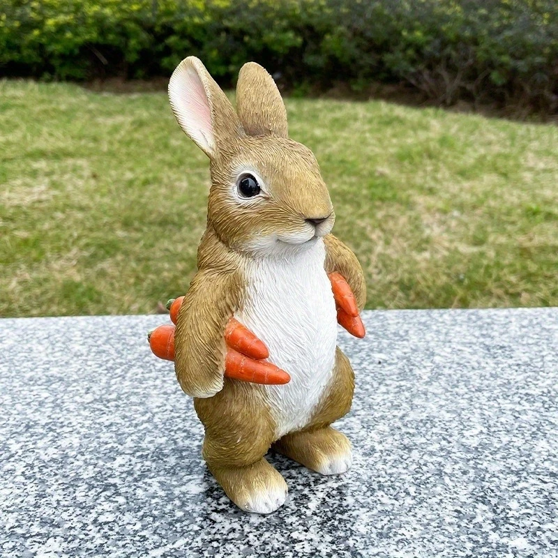 Żywiczna figurka królika do og – Kids Outdoor Easter Gifts recenzja i cena
