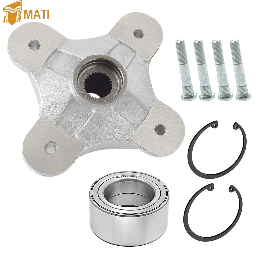 

MATI Rear Wheel Hub & Studs & Bearing for Polaris Sportsman 550 850 1000 Scrambler 850 1000 2009-2024