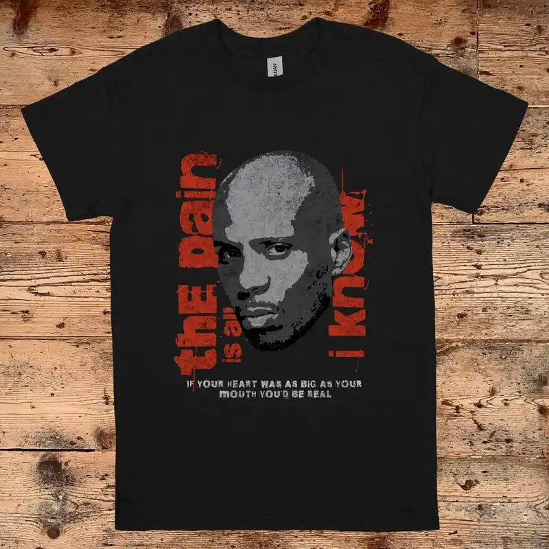 DMX Tribute T-Shirt: Hip Hop Legend Graphic Tee ,Graphic Short Sleeve Crew Neck Cotton T-Shirt
