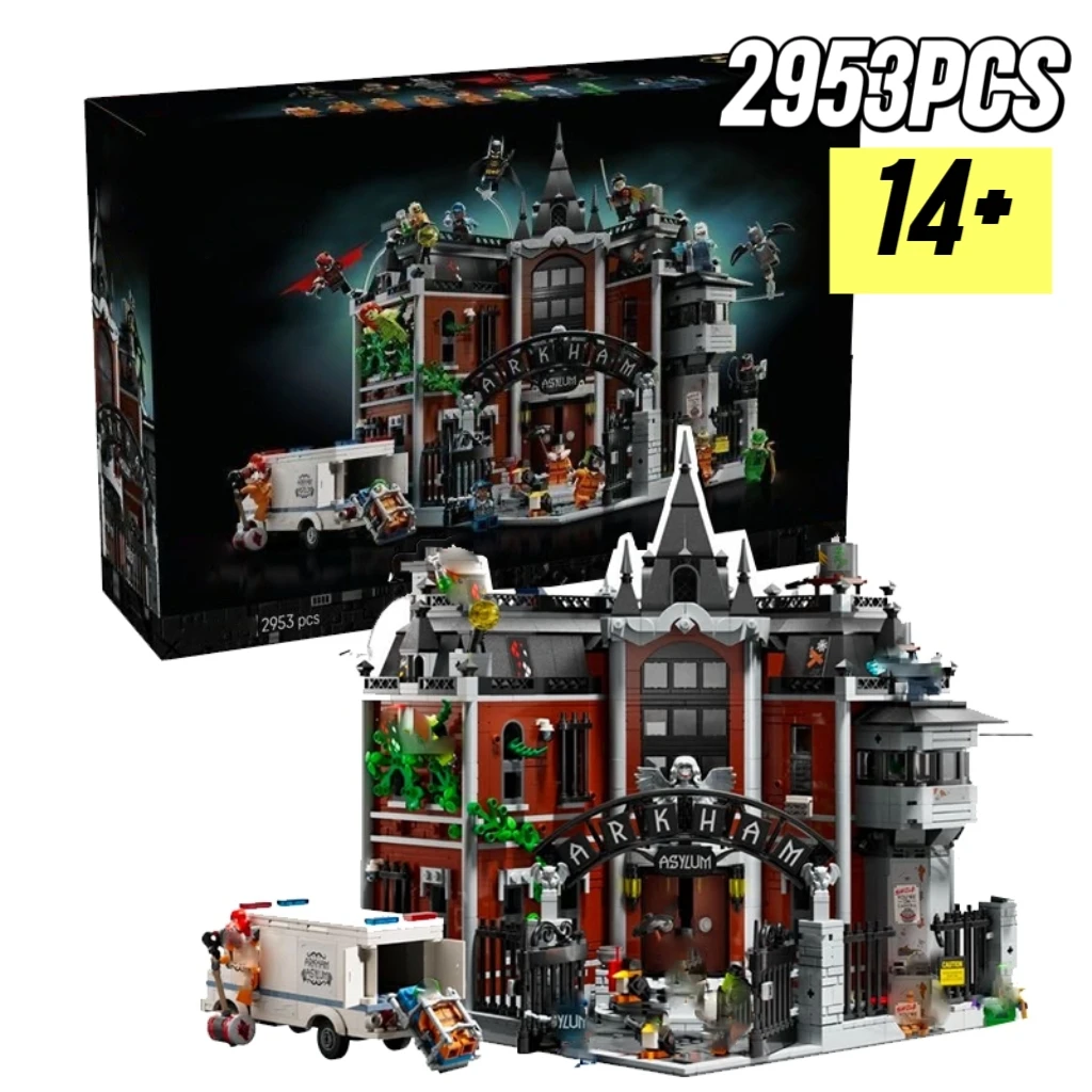 

2026 NEW IN STOCK 76300 Super Hero Arkham Asylum set Halloween, Christmas birthday gift for adults Children