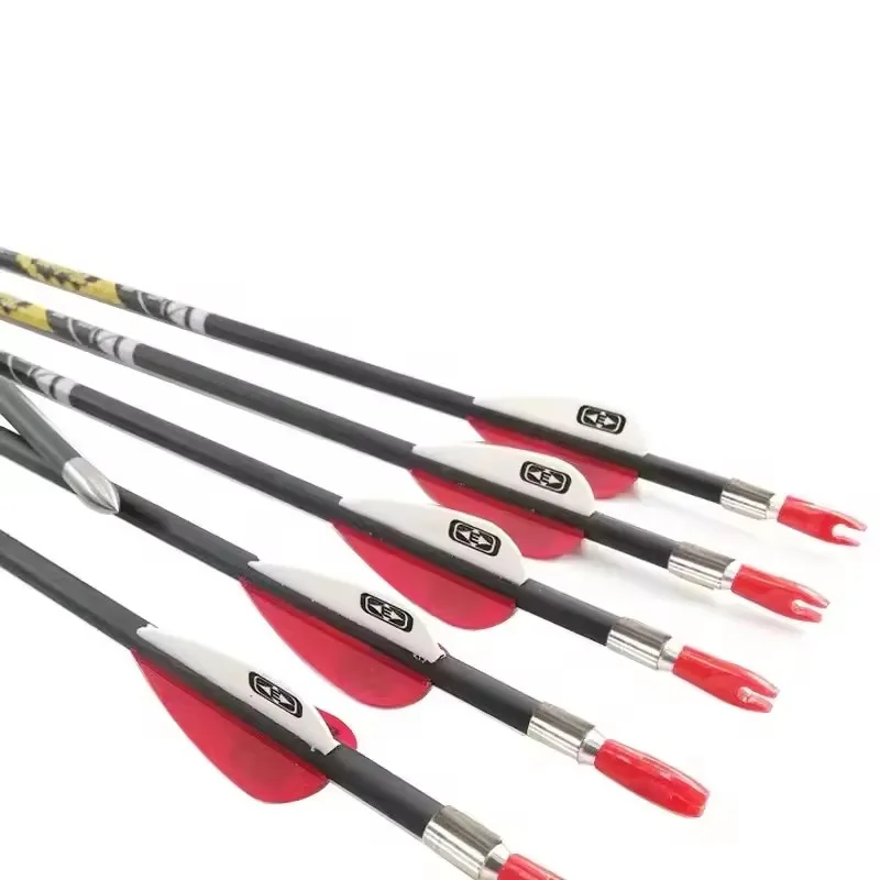 Archery ID4.2mm Spine 350 400 500 600 700 800 900 Pure Carbon Arrows VAP Victory V1 Complete Arrows for Target Shooting