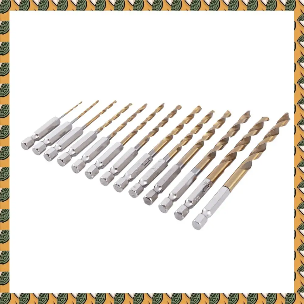 

A77I 26Pc HSS Titanium Coated Drill Bit Set With 1/4Inch Hex Shank