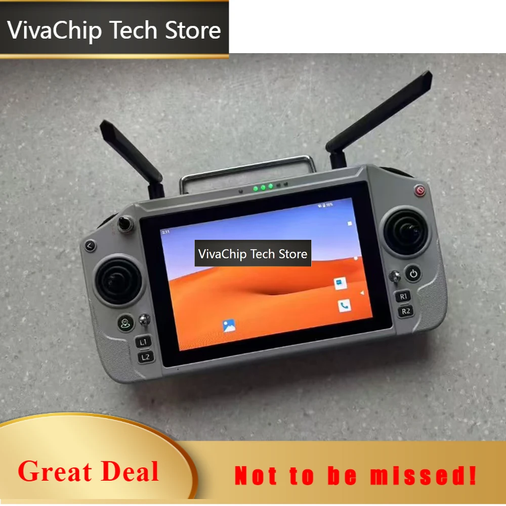 VivaCTSkydroid G20 Remote Control 6nm Processor 2.4GHz/5.8GHz Dual Band 7-inch HD Display 30KM Image Transmission
