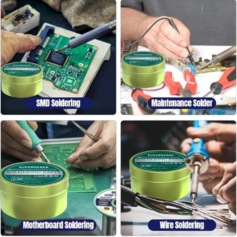 Pâte à souder en usine, réparation électronique, outils de soudage, accessoires, pâte d'huile à souder puissante sans colophane