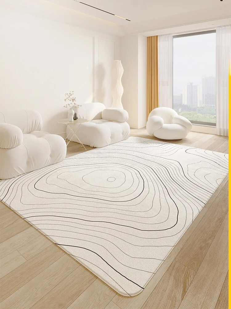 

Modern Minimalist Cranberry Home Living Room Bedroom Carpet Sofa Coffee Table Blanket Luxury Bedside Throw Rug Rectangular