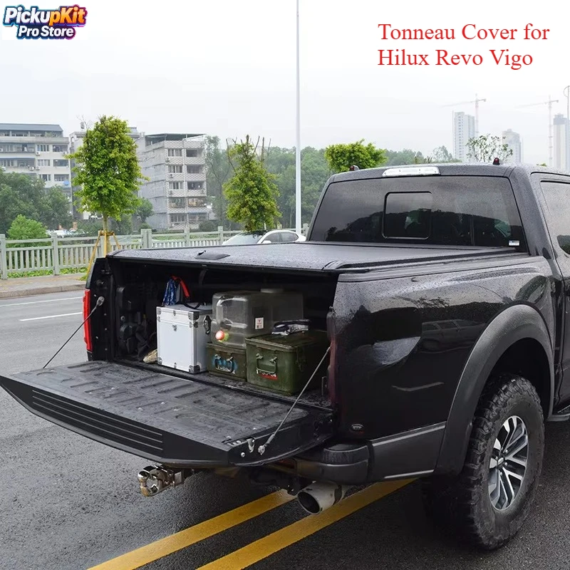 

Pickup Truck Accessories Retractable Truck Covers Tonneau Cover Aluminum Alloy for Hilux Revo Vigo Truck Camper Ranger