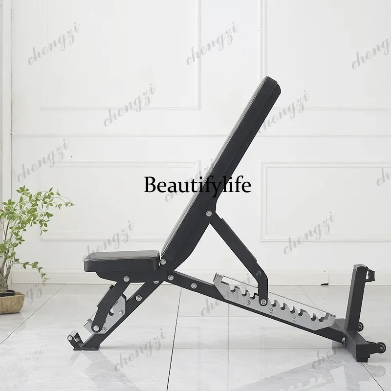 Adjustable dumbbell stool commercial multi-functional professional level bird recliner bench gym supine board adjustable fitness