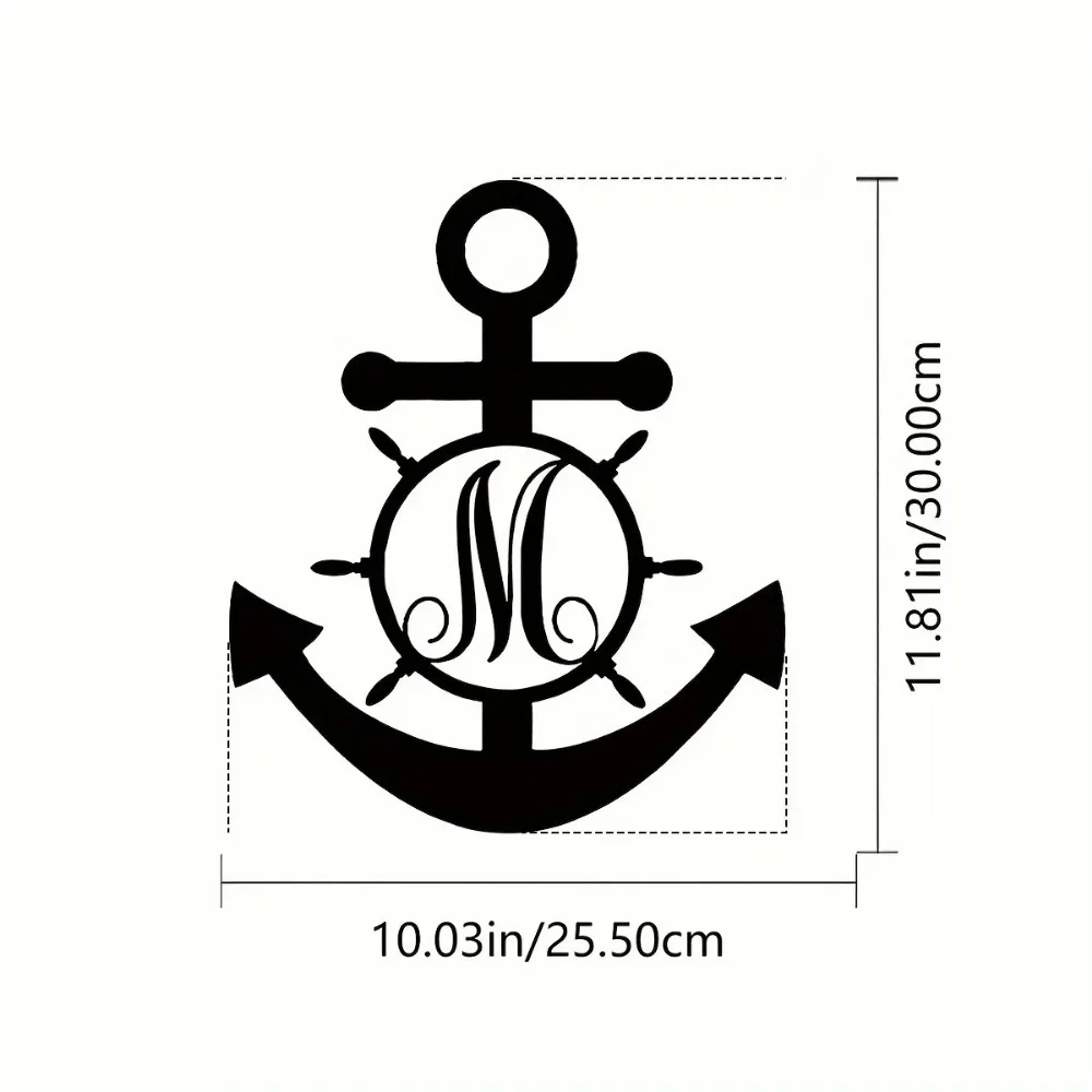 Anchor Wall Decor Metal Wall Decor Halloween Decor,Wall Sculpture Hanging House Decoration Sign Decoration Farmhouse Beachside