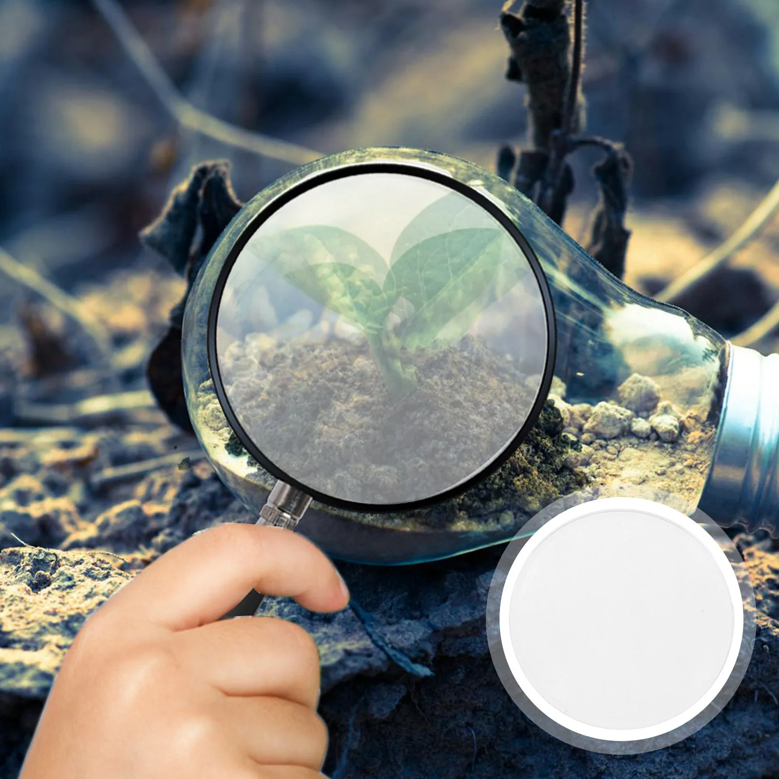 

10Pcs Double Convex Optical Lens High Quality Durable Magnifier for Science Reading Jewelry Rock Inspection Magnifying Glass