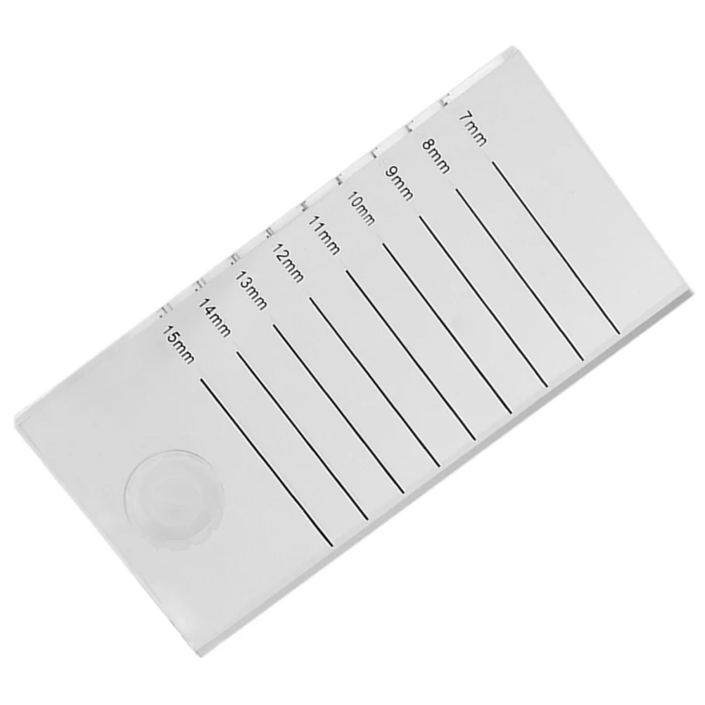 1pc Extension Board Acrylic Smooth Surface With Scale False Eyelash Holder Tool Eyelash Extension Accessories Supplies Tools