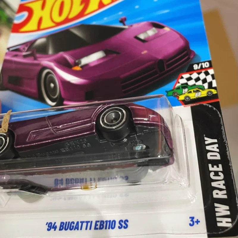 Original 2025L Hot Wheels TH Car Model Super Treasure Hunt 94 Bugatti EB110 SS Collectible Model Room Ornament Boy Birthday Gift