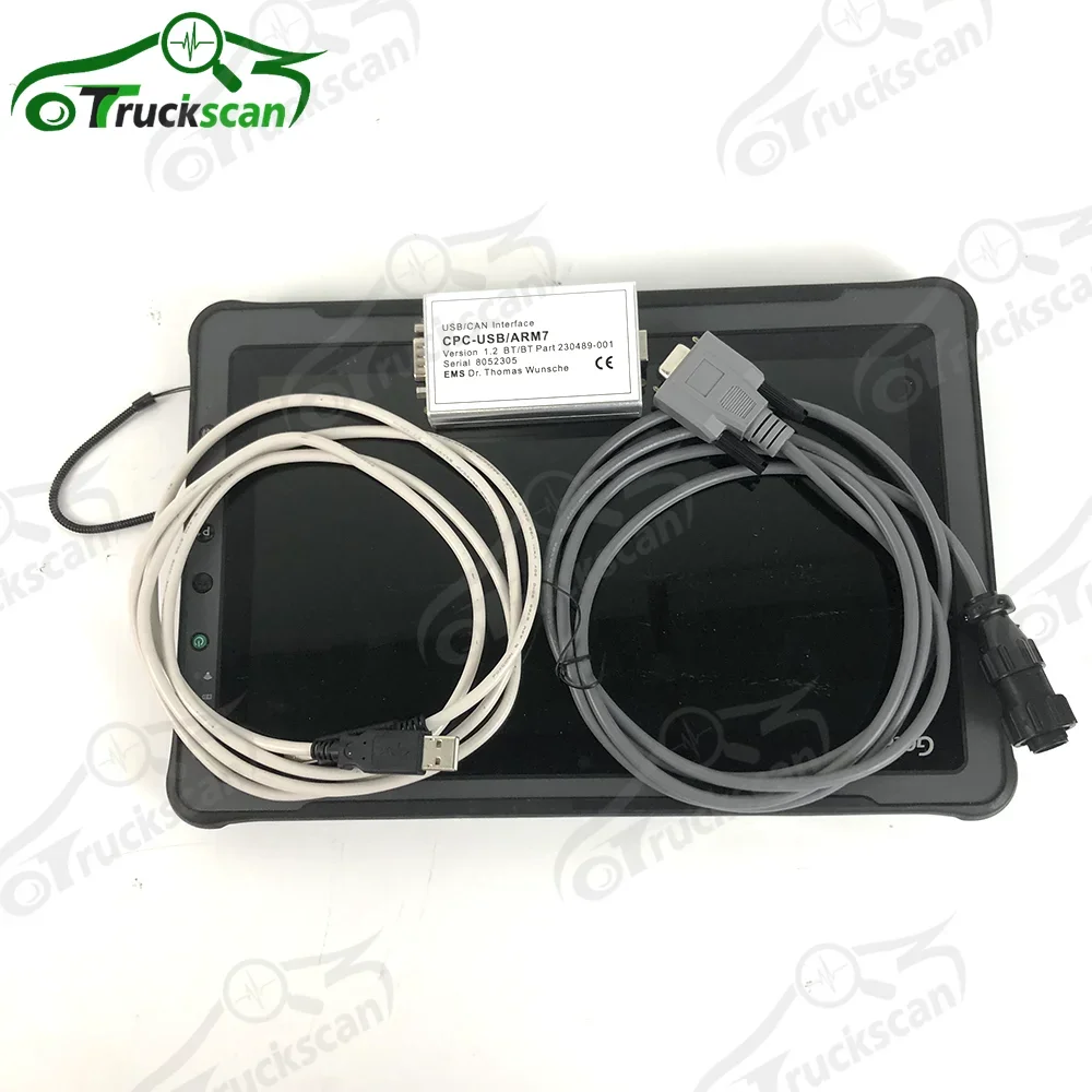 

For Toyota BT TruckCom ToyotaBT EMS CAN suite Service Communication Interface ARM7 forklift truck diagnostic tool and F110Tablet