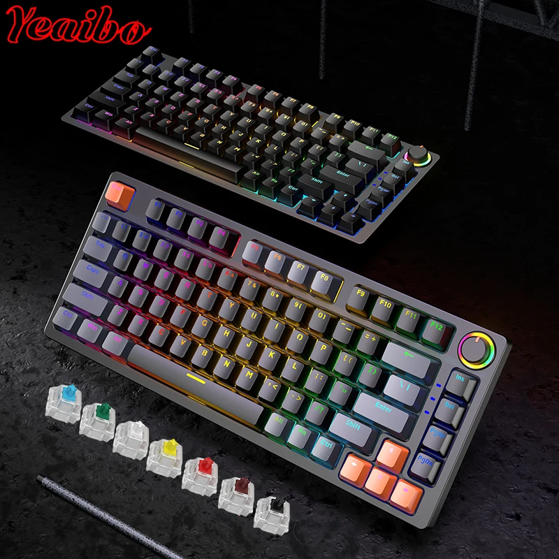 Yeaibo Media Orintal One Personalised  Fire Mecer Wizard New Orgn Mpc Micanik Meqanikal Magegee Mechanical Keyboard