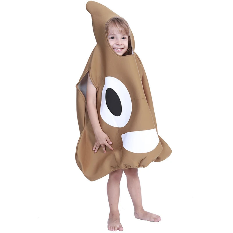 Funny Cosplay Kids Adult Poop Shit Creative Costume Funny Halloween For Boys Carnival Party Campus Party Activities Spoof Cake