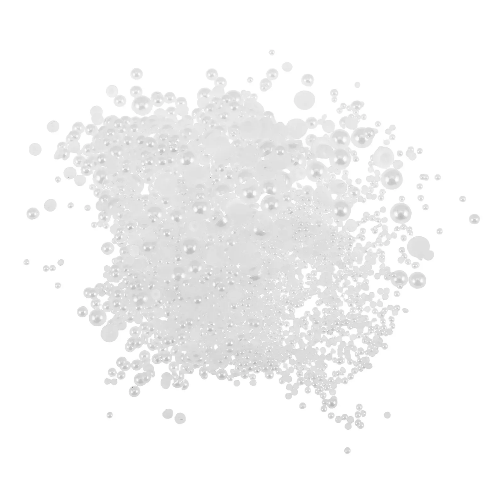 Faux Pearls Flatback Half Round Nails Jewelry DIY Scrapbooking Hair Clothing Accessories Rhinestones for Crafting
