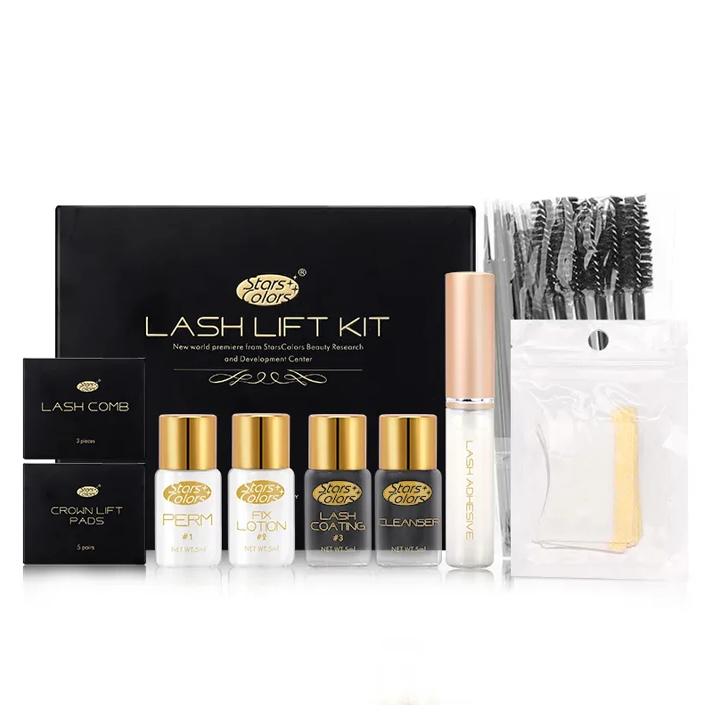 

ICONSIGN Lash Lift Kit Eyelash Perm Kit,Professional Lash Lift and Kit Tint Semi-Permanent Curling Eyelashes Brow Perming Kit