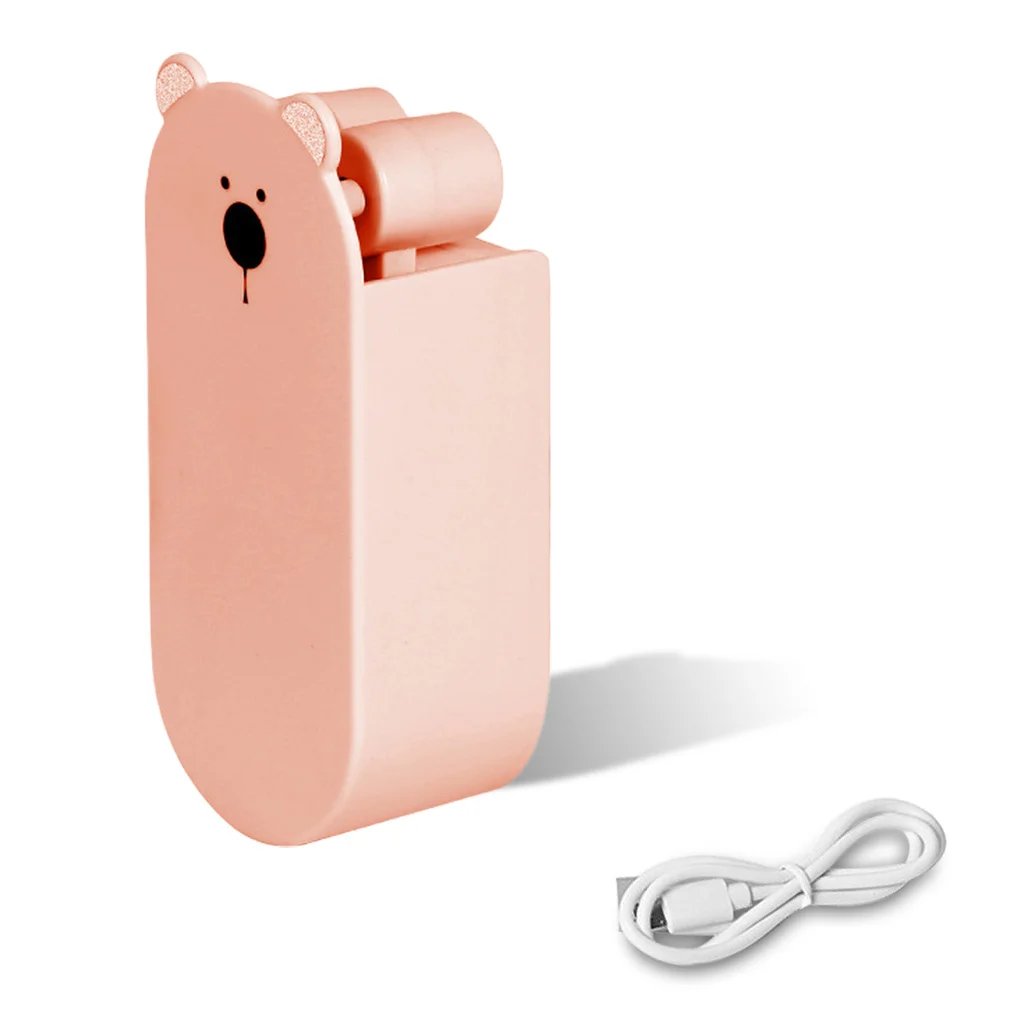 

Маленький портативный настольный вентилятор, складной, USB, с двумя мощными вентиляторами и перезаряжаемой батареей для офиса, самолета, длительных поездок