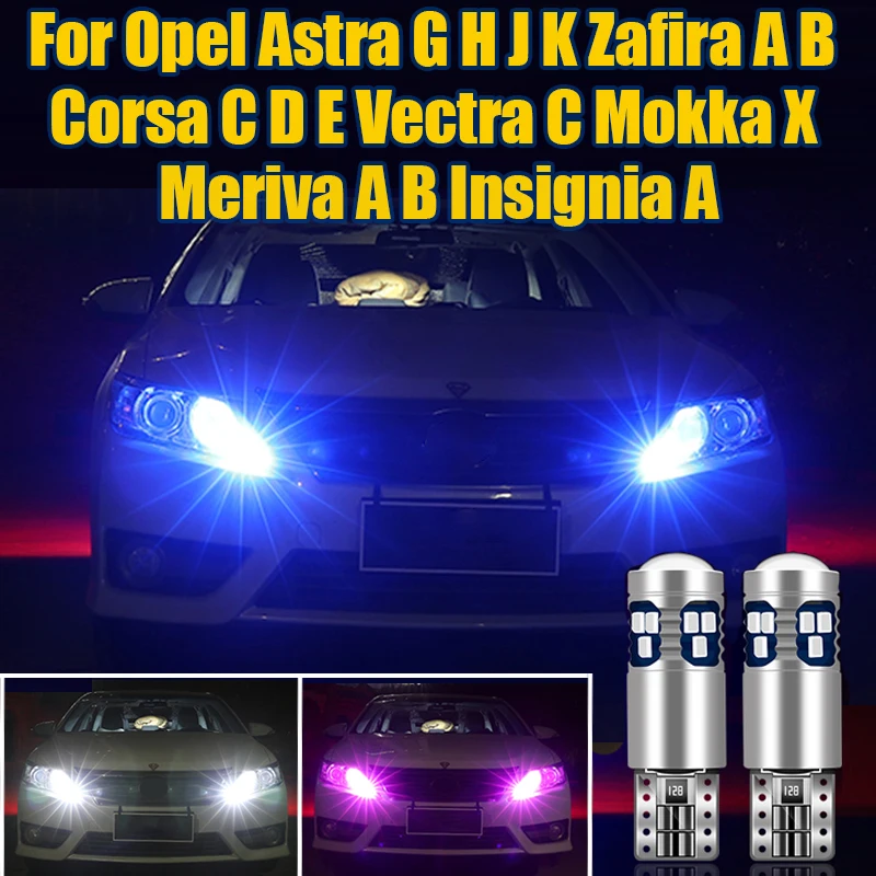 

Для Vauxhall Opel Astra G H J K Corsa C D E Zafira A B Insignia A Vectra C Mokka X Meriva A B Автомобильные светодиодные парковочные огни Аксессуары
