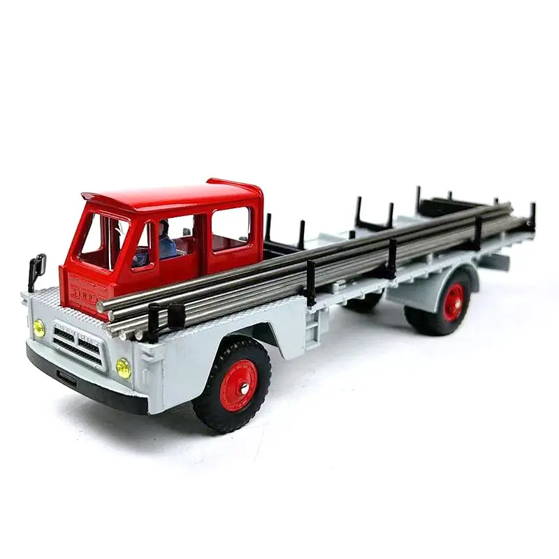 DINKY TOYS 1:43 CAMION SAVIEM Caminhão de plataforma plana Carro de liga Diecasts e veículos de brinquedo Modelo de carro em miniatura em escala para crianças