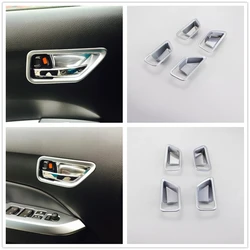 ABS Chrome Interior Door Handle Bowl Cover Sticker Trim For Suzuki Vitara 2015 2016 2017 2018 2019 2020 Car Styling Accessories