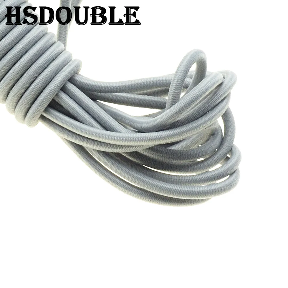 5 Yards/Pack Colorful Diameter 3mm Elastic Rope Bungee Shock Cord Stretch String for DIY Jewelry Making Outdoor Backage