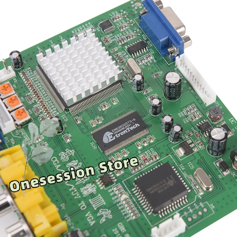 HD9800/GBS8200 RGB/CGA/EGA to VGA Converter Board – Multi-Format Video Upscaler for Arcade Games & Retro Computers, HD Output