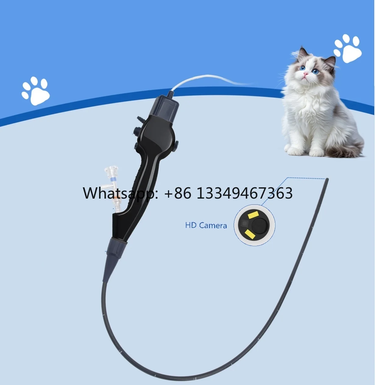 

Одноразовый ветеринарный гибкий USB-датчик для собак/кошек